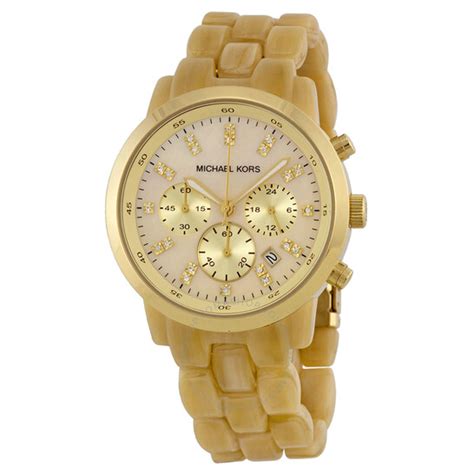 Michael Kors Jet Set Champane Mother of Peral Dial 